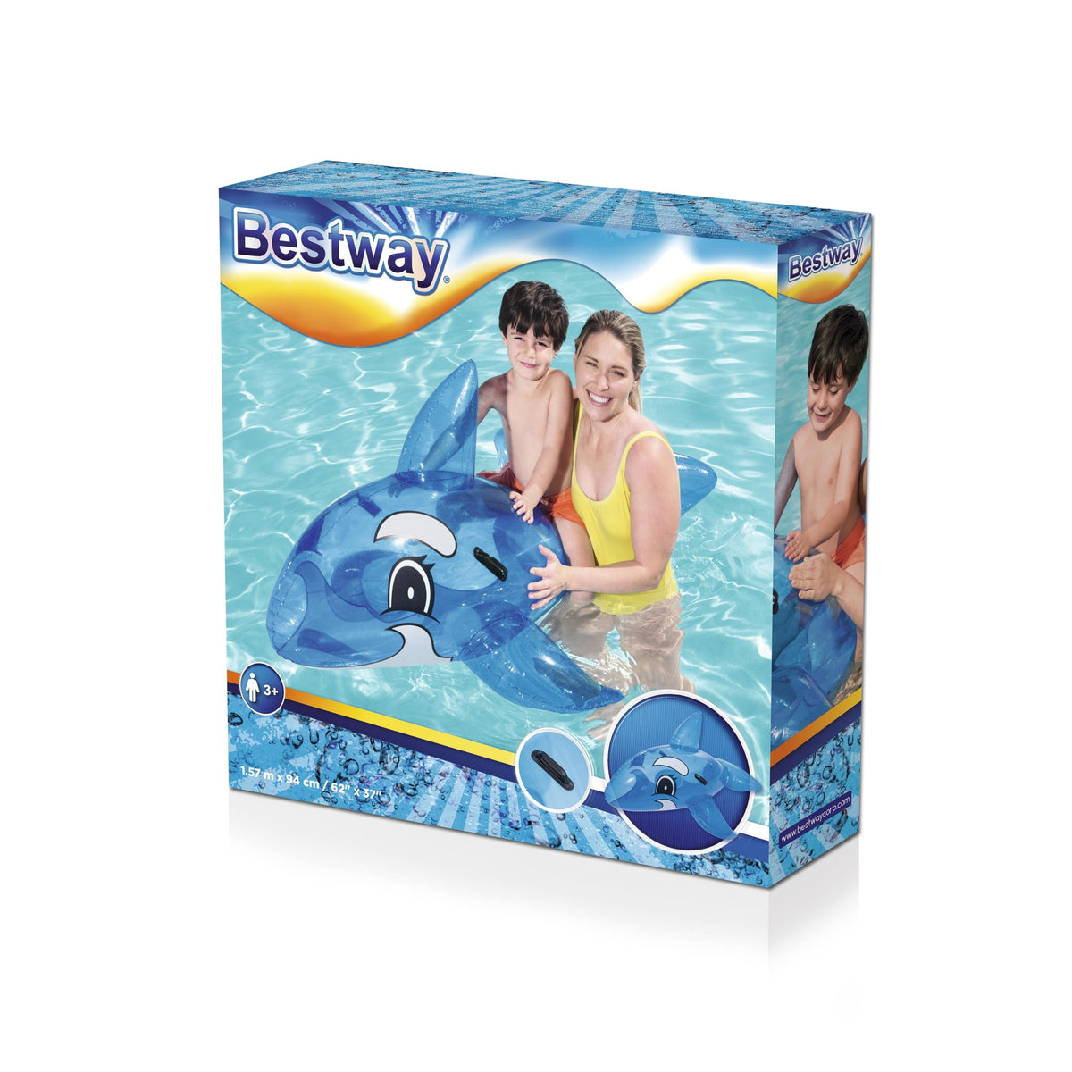 Bestway Whale Kids Inflatable Pool Float 157x94cm Assortment