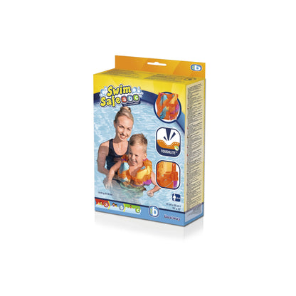 Bestway Kids SwimSafe Colorify ToughLite Vest Inflatable Swim Gear 41x30 cm