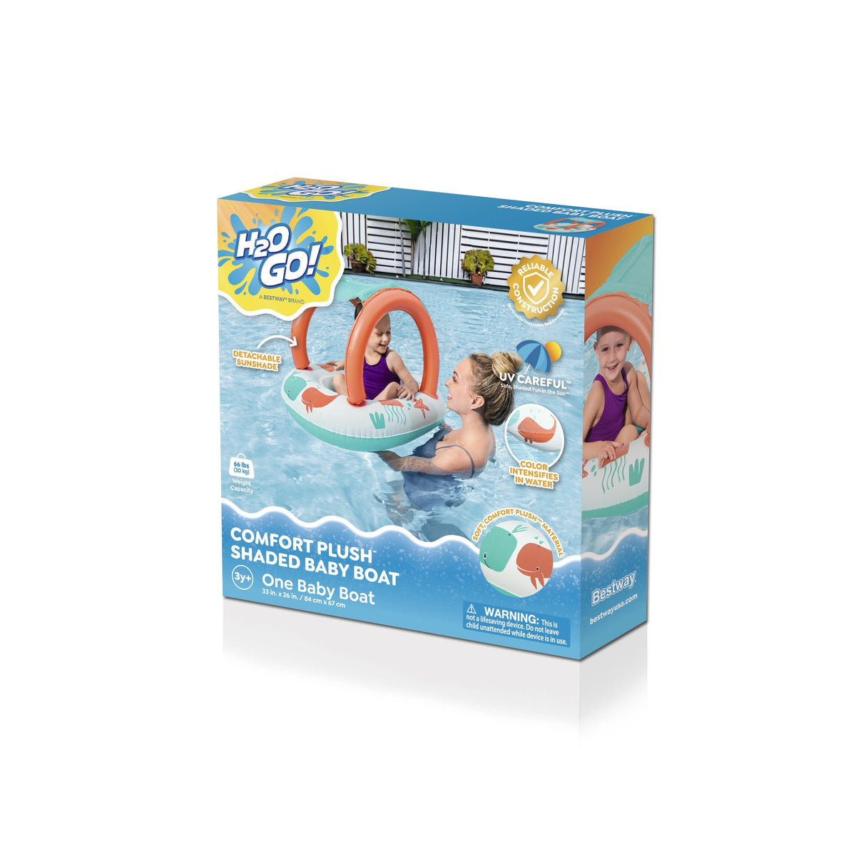 Bestway UVcare Babyseat Sea Animals 84x67cm