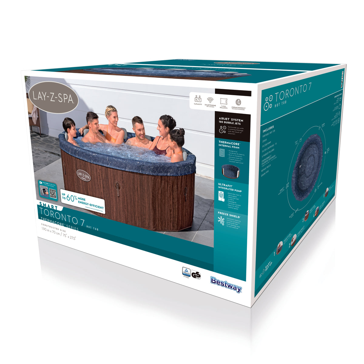 Bestway Airjet Spa Toronto 7 (190x70cm)