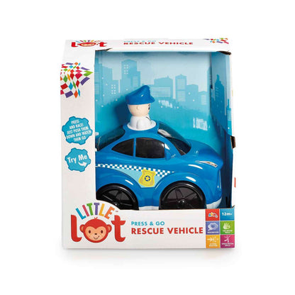 Little Lot Press & Go Vehicle Police Car