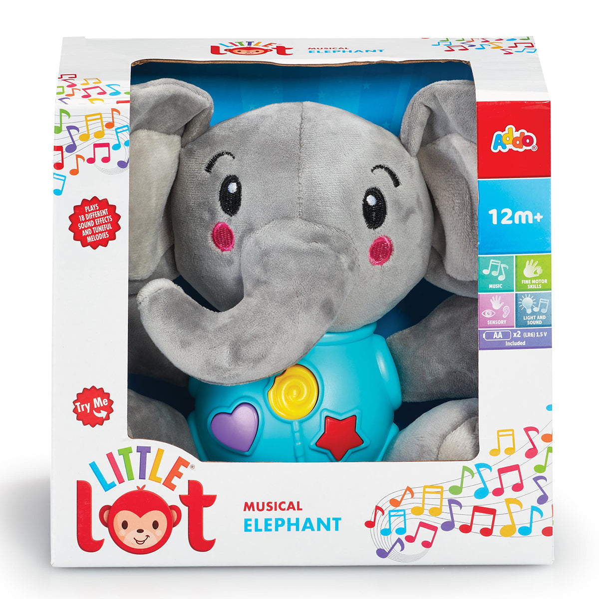 Little Lot Musical Elephant Battery-Operated