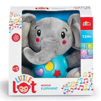 Little Lot Musical Elephant Battery-Operated