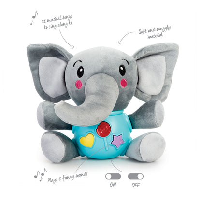 Little Lot Musical Elephant Battery-Operated