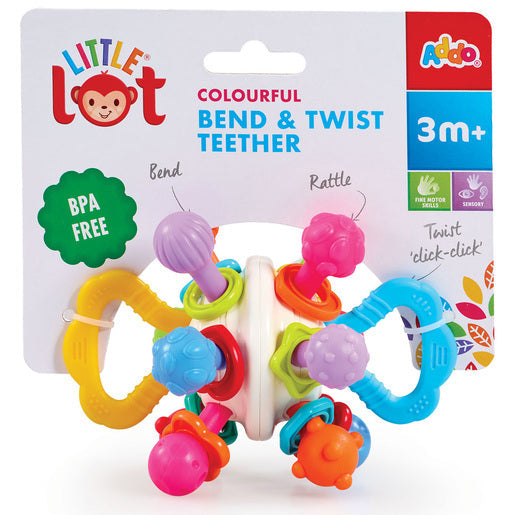 Little Lot Colourful Bend & Twist Teether