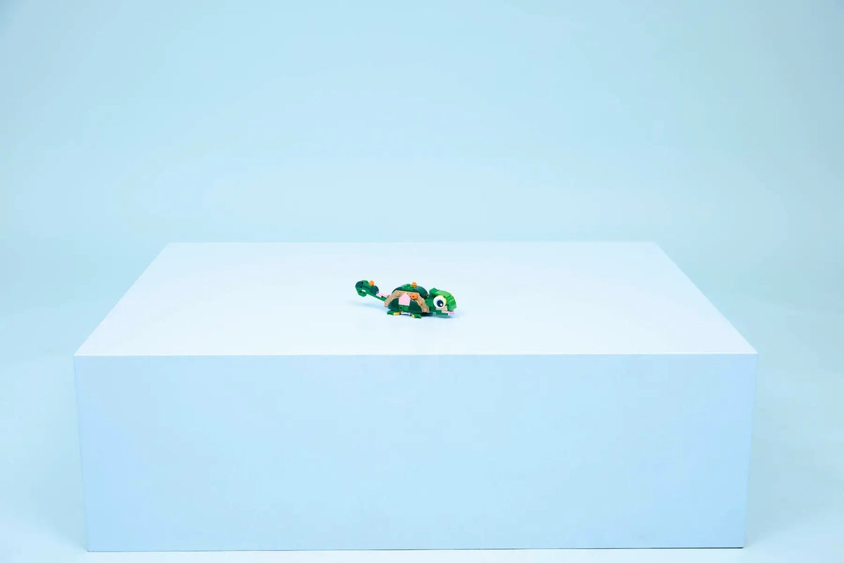 Lego Creator Turtle with Water Lily Flower Nature Themed Building Set