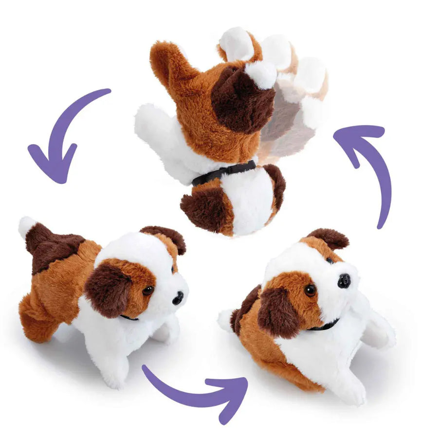 Pitter Patter Pets Flip Over Puppy Battery-Operated