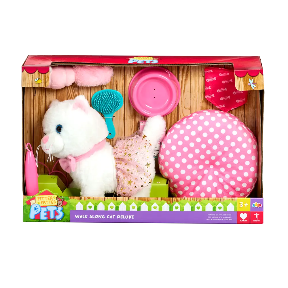 Pitter Patter Pet Walk Along Cat Deluxe