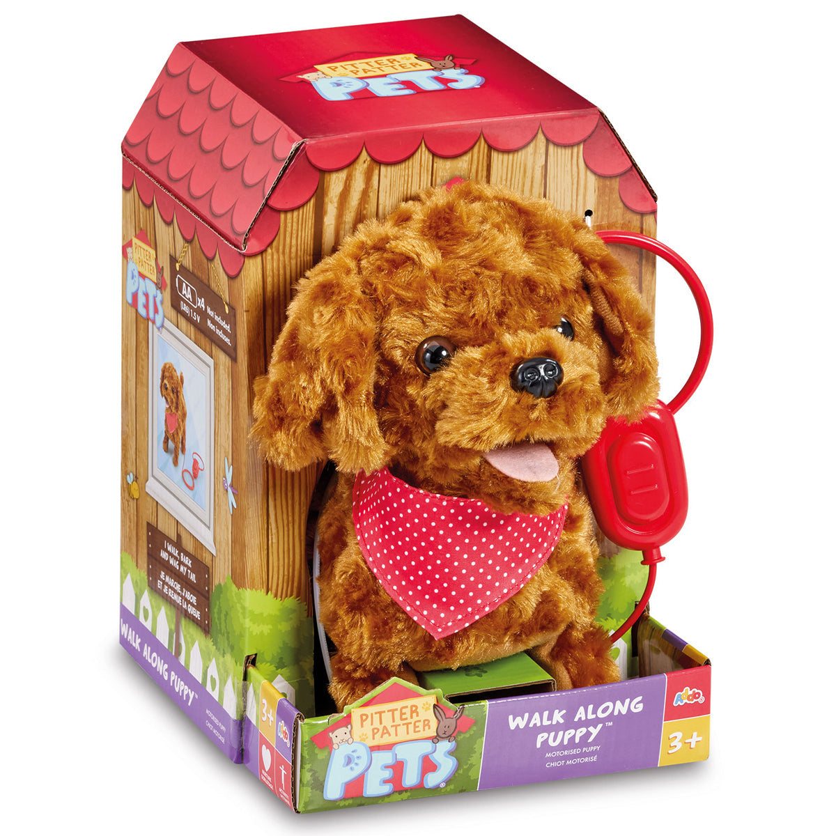 Pitter Patter Pets Walk Along Cockapoo Battery-Operated