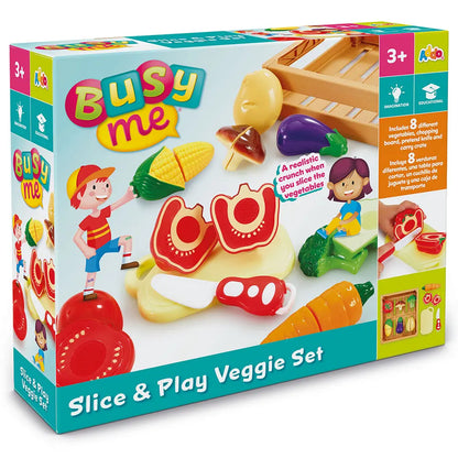 Busy Me Slice and Play Veggie Toy Set