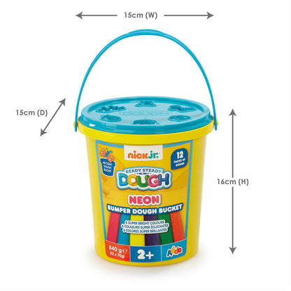 Nickelodeon Neon Bumper Dough Bucket 840g