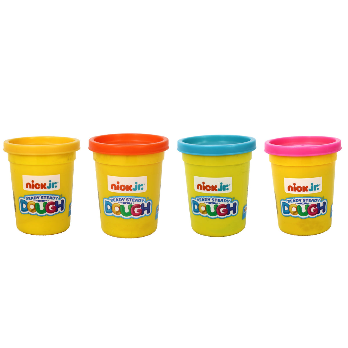 Ready Steady Dough Nickelodeon 4 Pack Jumbo Pots