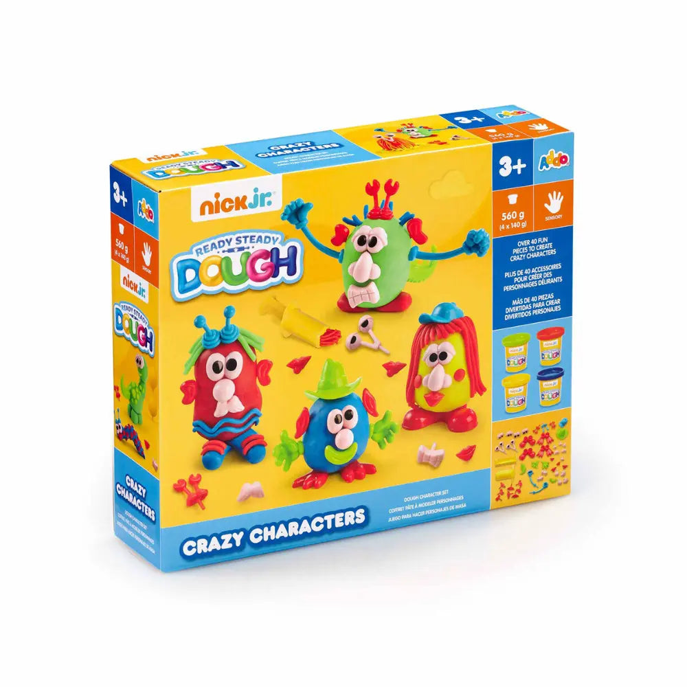 Nickelodeon Ready Steady Dough Crazy Characters 560g