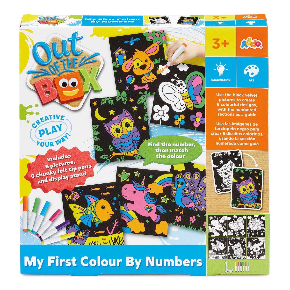 ADDO Out Of The Box colour By Numbers