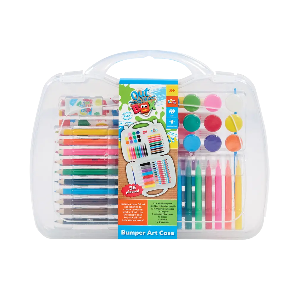 ADDO Out of The Box Plastic Art Set 55-Piece