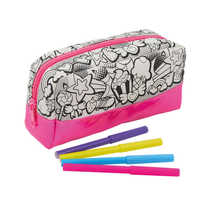 ADDO Out To Impress Colour Your Own Pencil Case