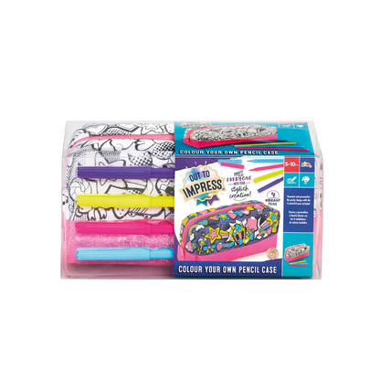 ADDO Out To Impress Colour Your Own Pencil Case