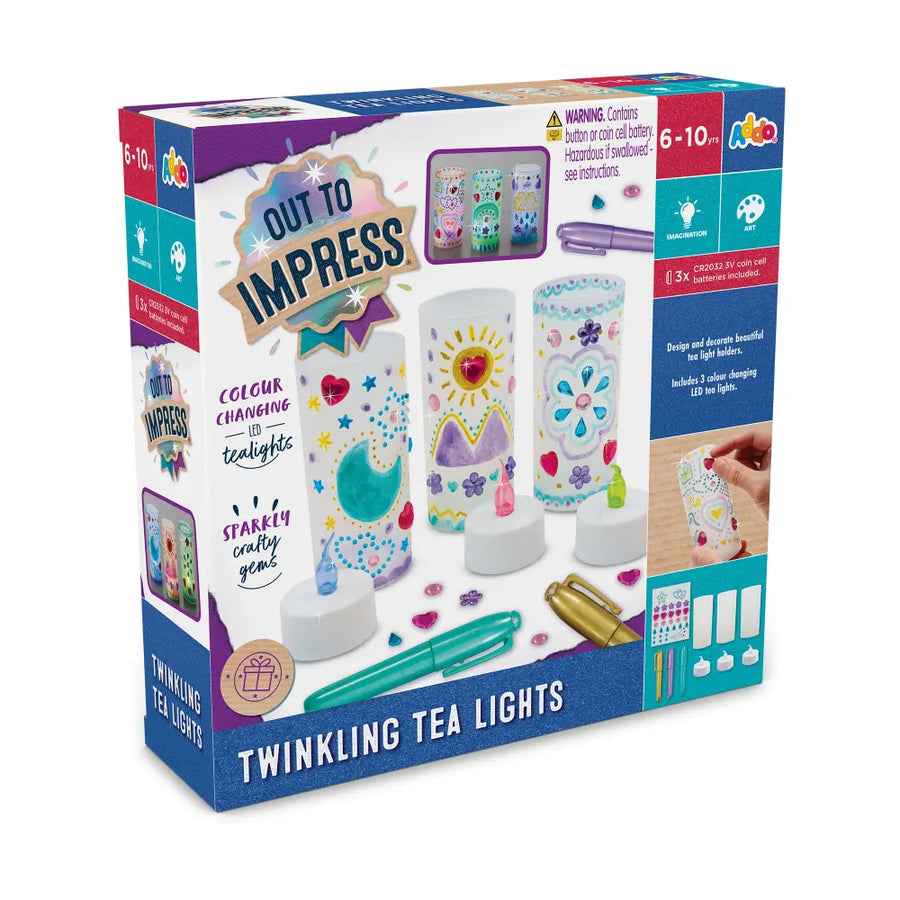 ADDO Out To Impress Twinkly Tea Lights Toys Sets for Kids
