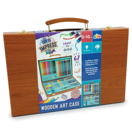 ADDO Out To Impress Wooden Art Case 76-Piece