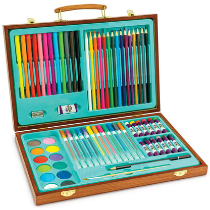 ADDO Out To Impress Wooden Art Case 76-Piece