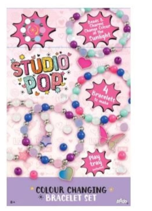 Studio Pop Colour Changing Bracelet Craft Set for Kids