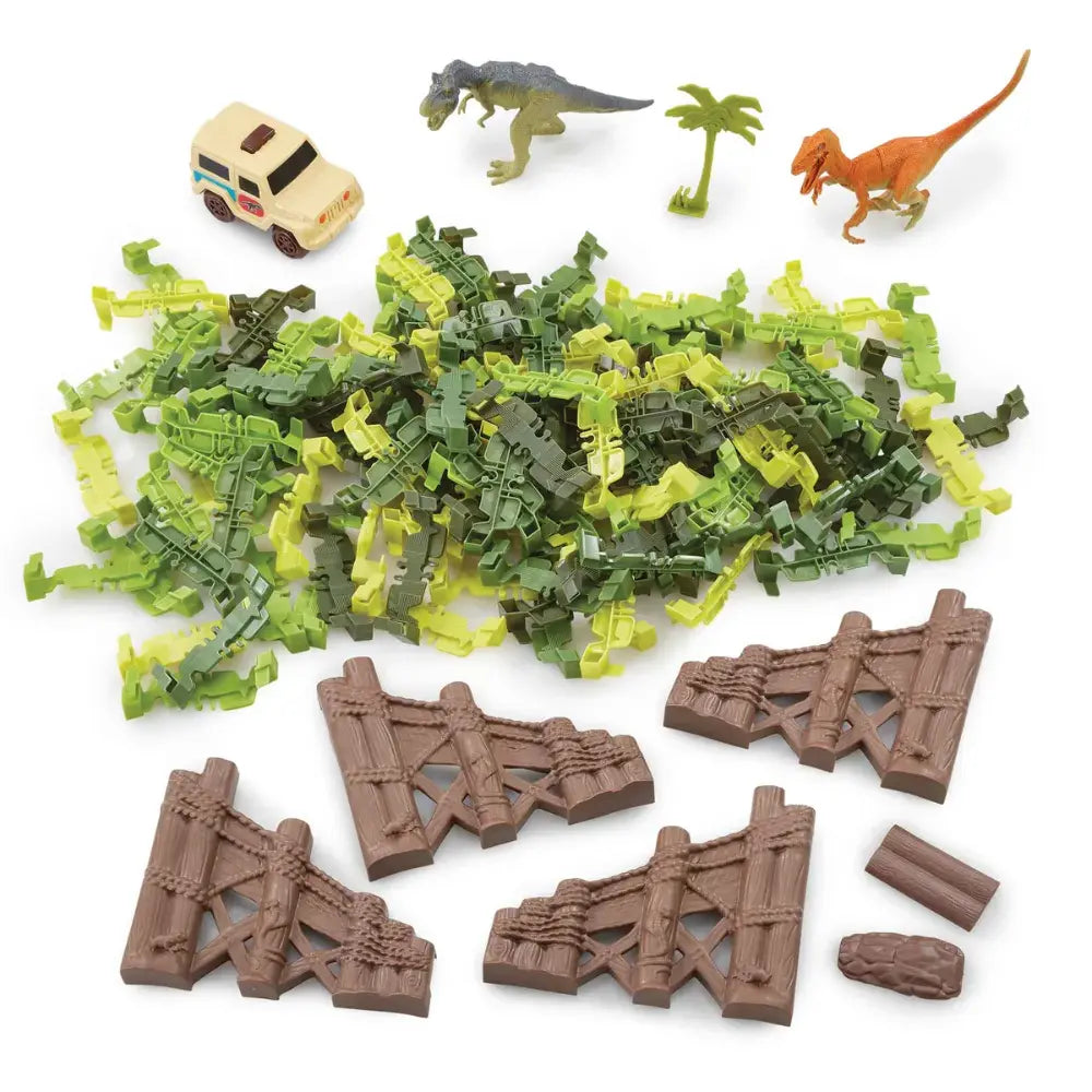 ADDO Totally Track Dino 120-Piece Set Battery-Operated