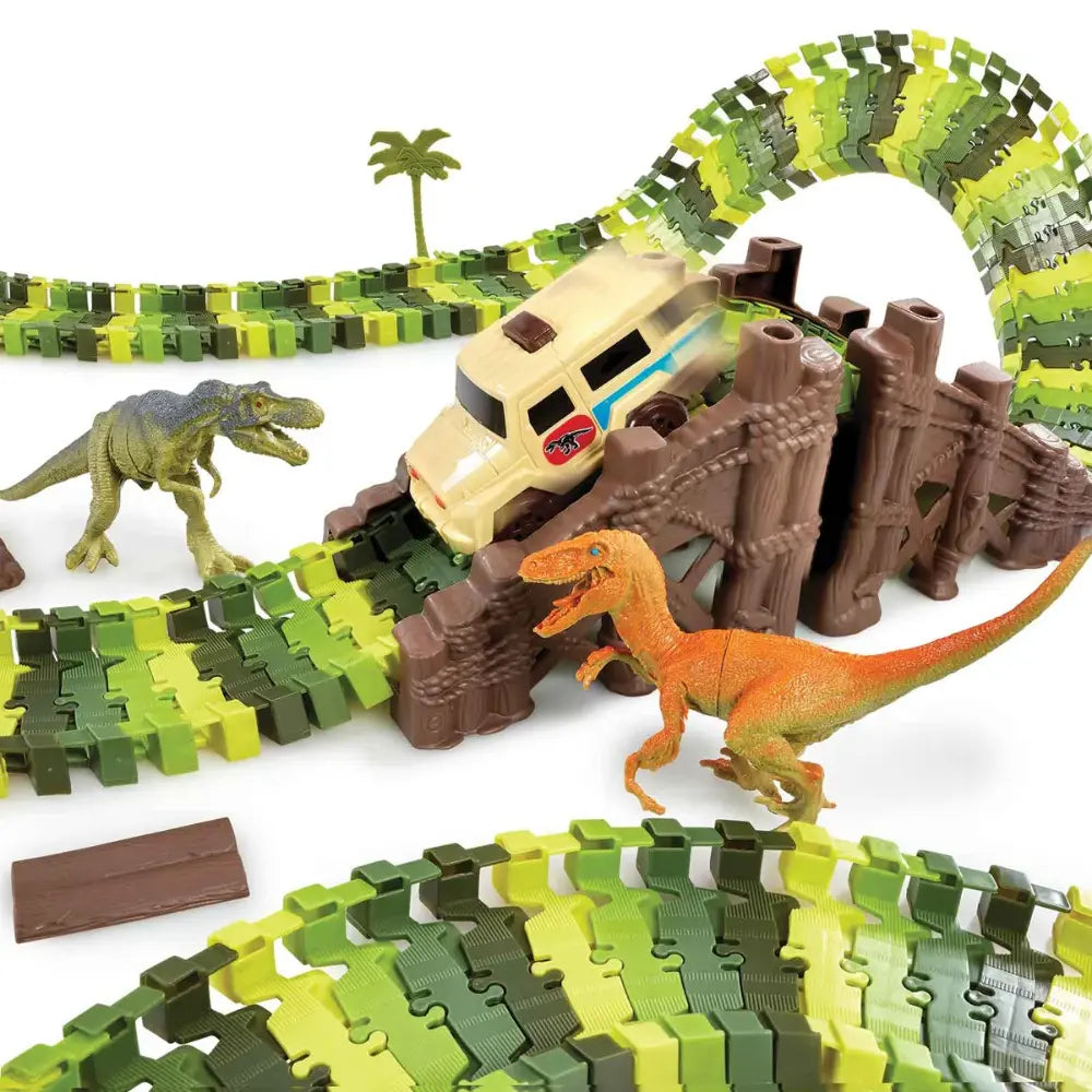 ADDO Totally Track Dino 120-Piece Set Battery-Operated