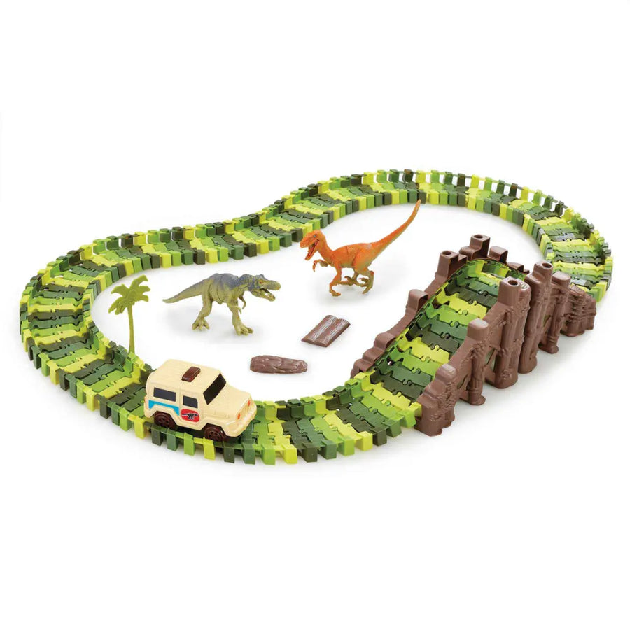 ADDO Totally Track Dino 120-Piece Set Battery-Operated