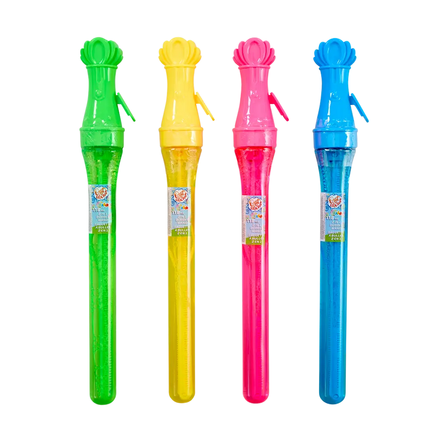 Addo Out and About 2-in-1 Bubble Sword - Large Wand and Small Wand Set with 118ml Solution