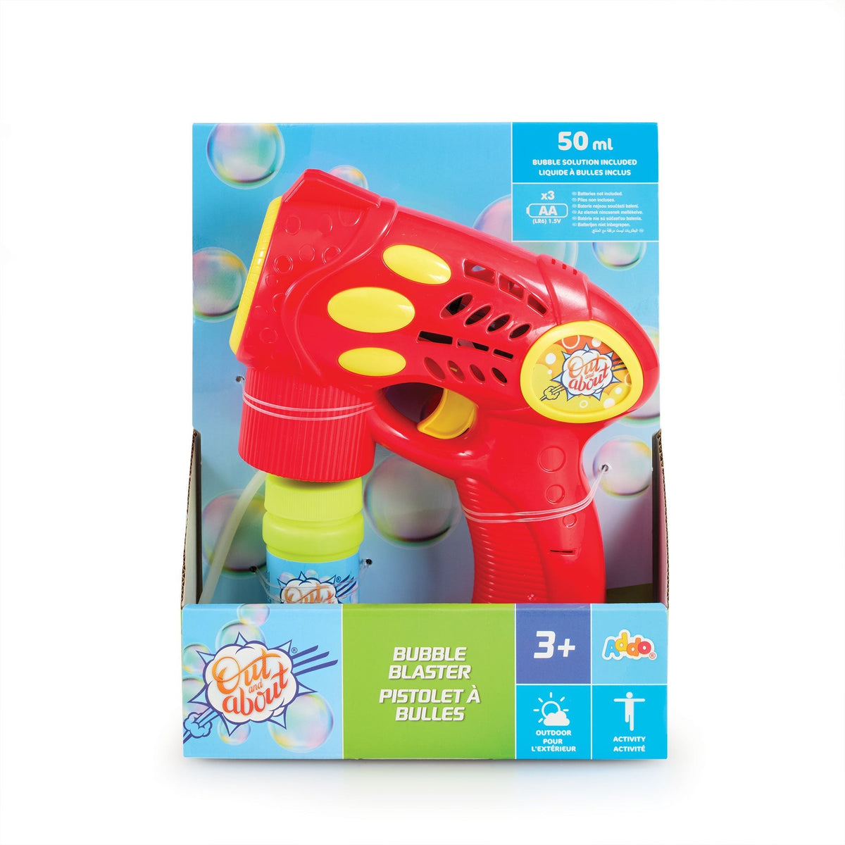 Addo Out and About Bubble Blaster V2 - Automatic Motorized Bubble Blower