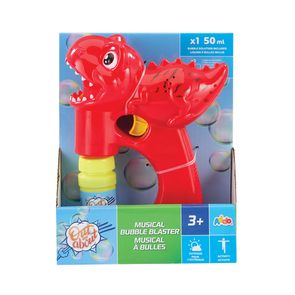 Addo Out and About Musical Bubble Blaster - Motorized Light-Up Bubble Blower with Sound - Sold per piece