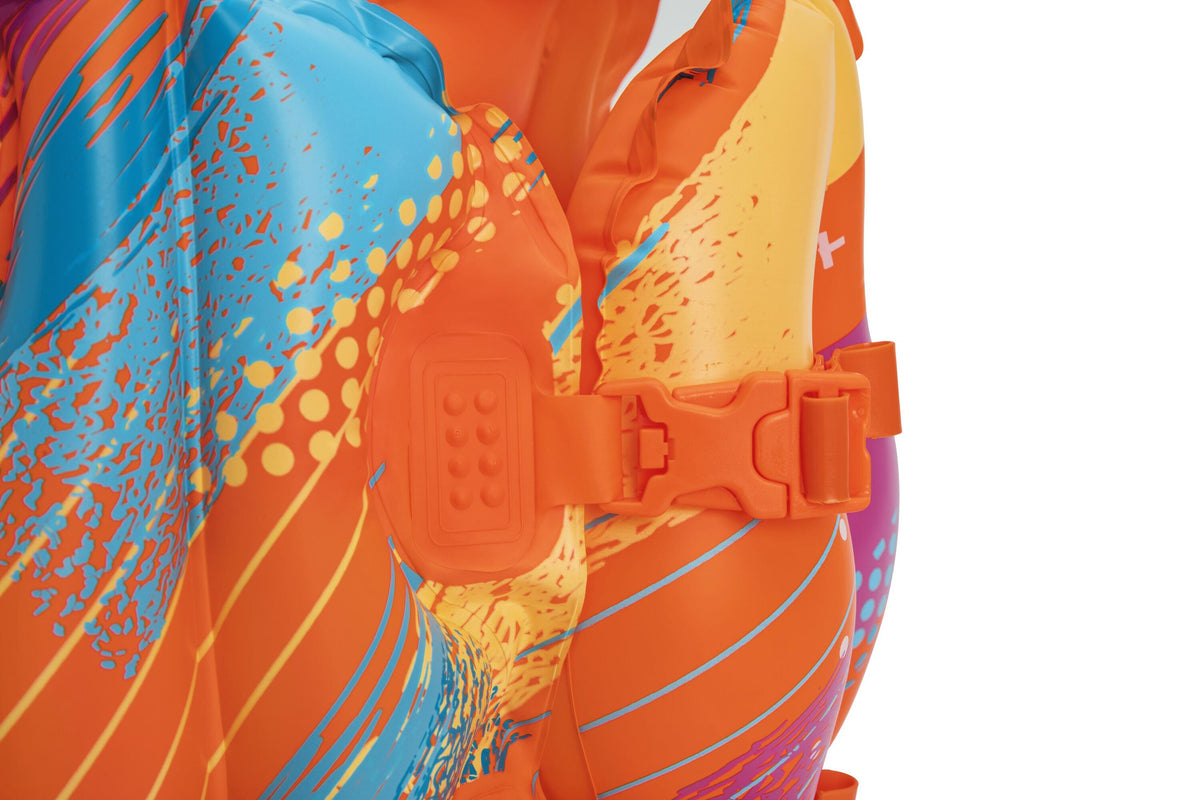 Bestway Kids SwimSafe Colorify ToughLite Vest Inflatable Swim Gear 41x30 cm