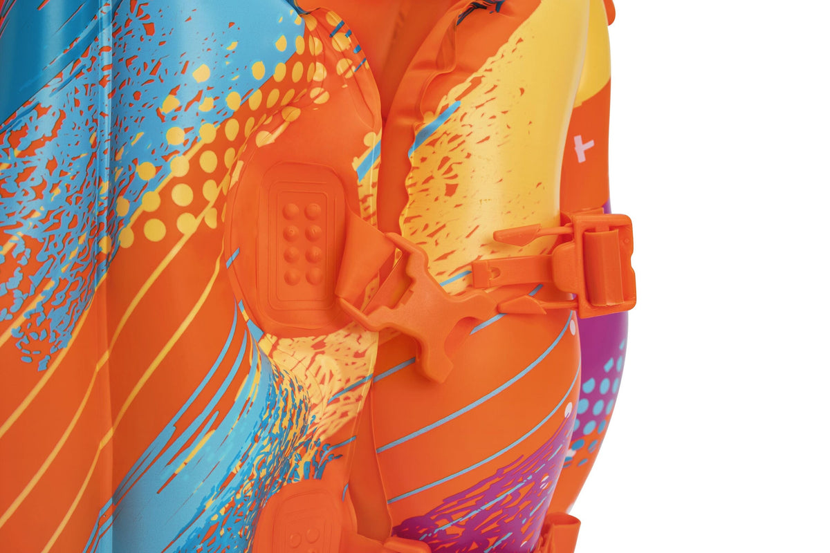 Bestway Kids SwimSafe Colorify ToughLite Vest Inflatable Swim Gear 41x30 cm