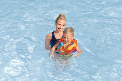 Bestway Kids SwimSafe Colorify ToughLite Vest Inflatable Swim Gear 41x30 cm
