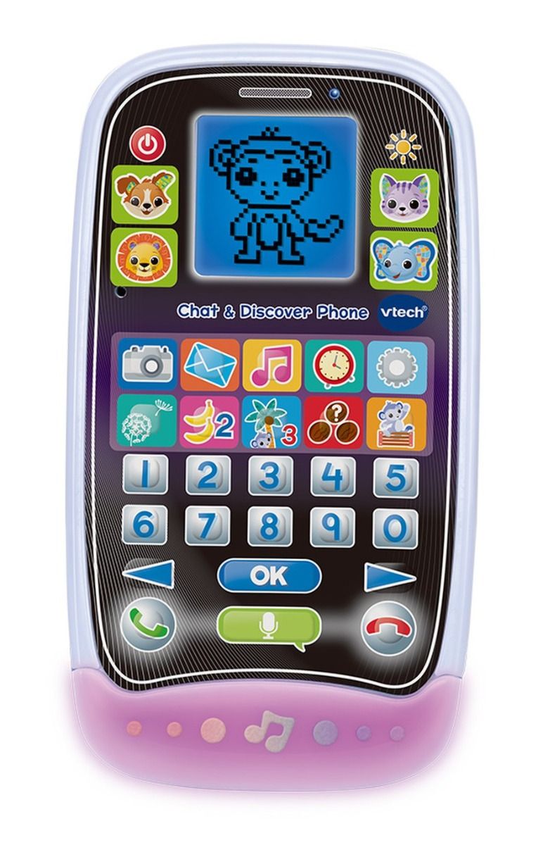 VTech Chat And Discover Phone Battery Operated