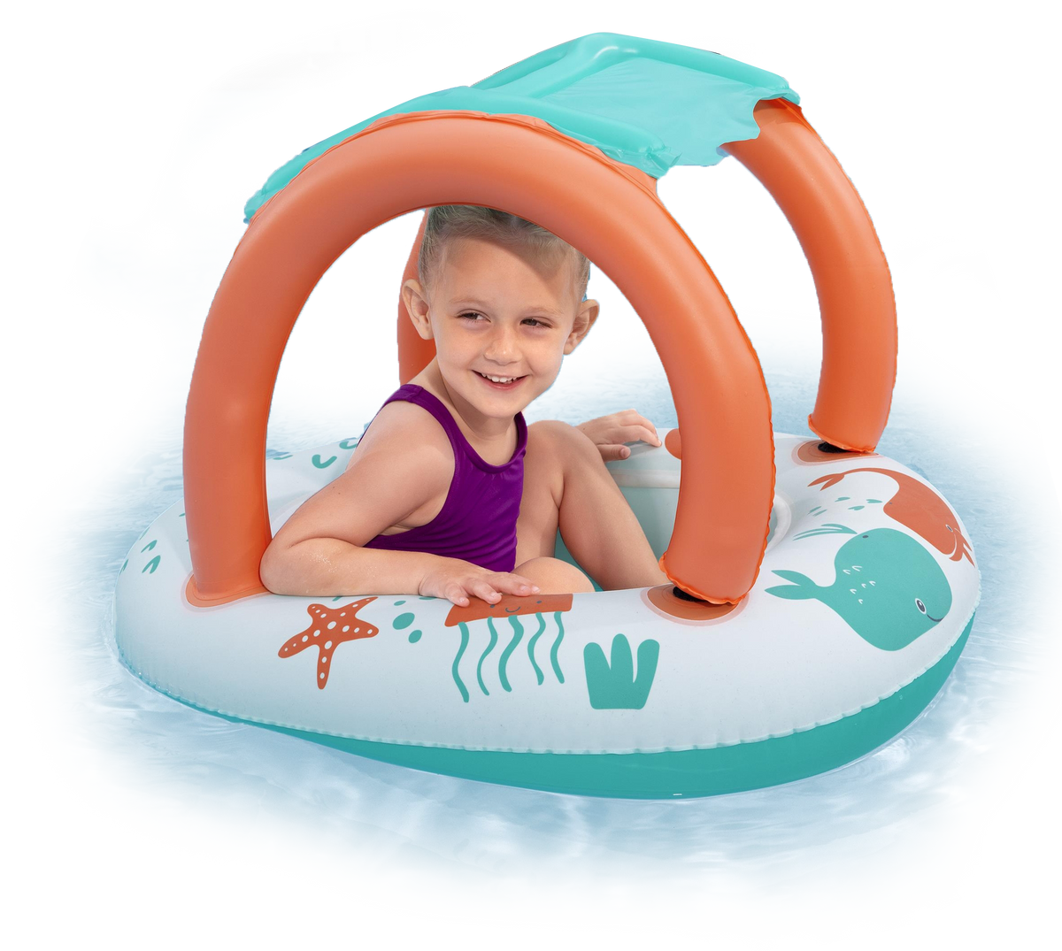Bestway UVcare Babyseat Sea Animals 84x67cm