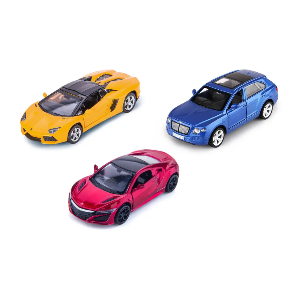 Power Joy Vroom Vroom Die-Cast Unif. Licensed 1/64 3-Piece
