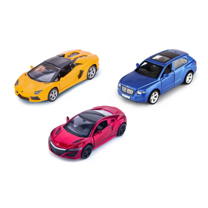 Power Joy Vroom Vroom Die-Cast Unif. Licensed 1/64 3-Piece