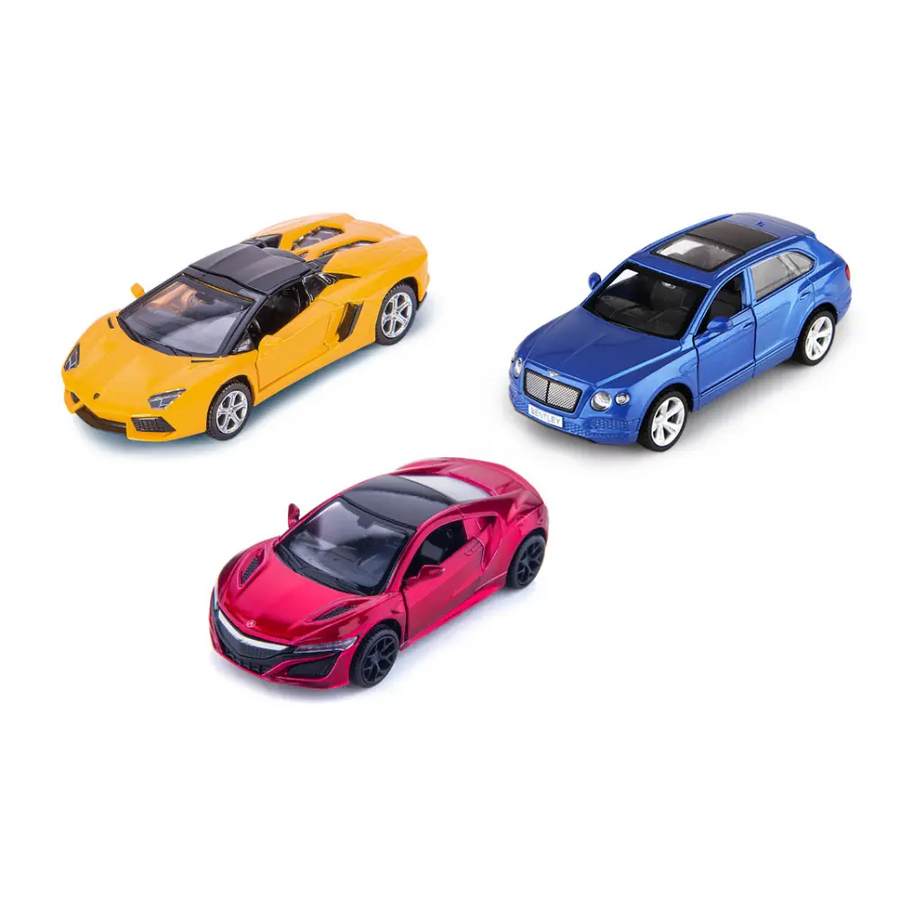 Power Joy Vroom Vroom Die-Cast Unif. Licensed 1/64 3-Piece