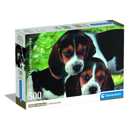 Clementoni Puzzle High Quality Collection Close Together with Poster 500-Piece
