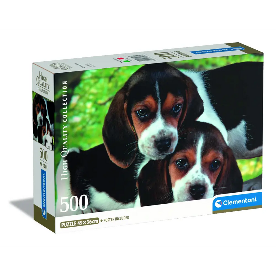 Clementoni Puzzle High Quality Collection Close Together with Poster 500-Piece