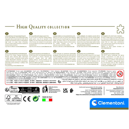 Clementoni Puzzle High Quality Collection Close Together with Poster 500-Piece