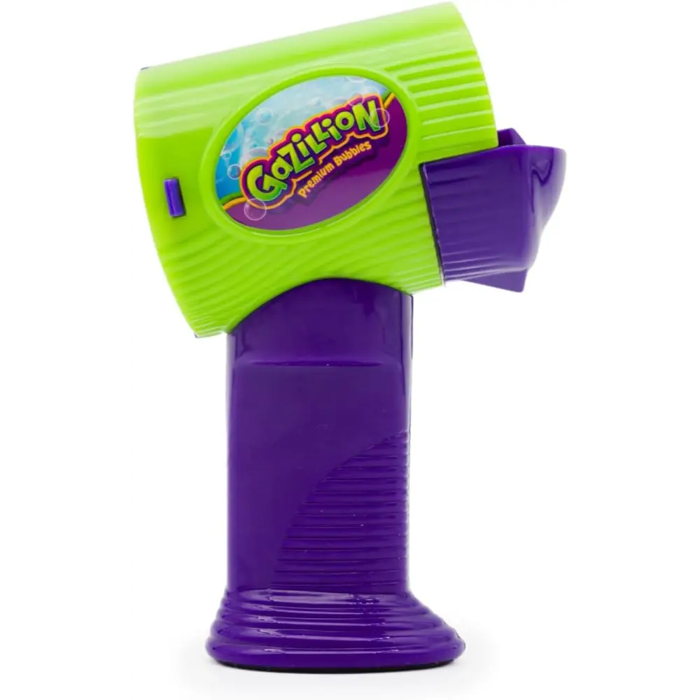 Gazillion Bubbles Mini Hurricane Bubble Toy for Kids with 4oz Solution, Battery-Operated