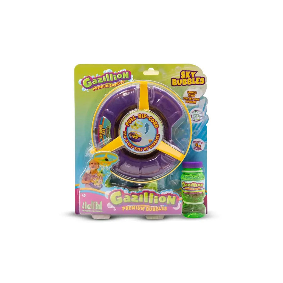 Gazillion Sky Bubbles Bubble Toy for Kids with 4oz Solution