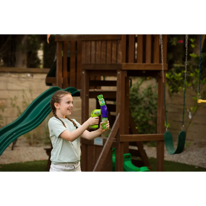 Gazillion Bubbles Bubble Flip - Handheld Continuous Bubble Blaster with 4oz Solution