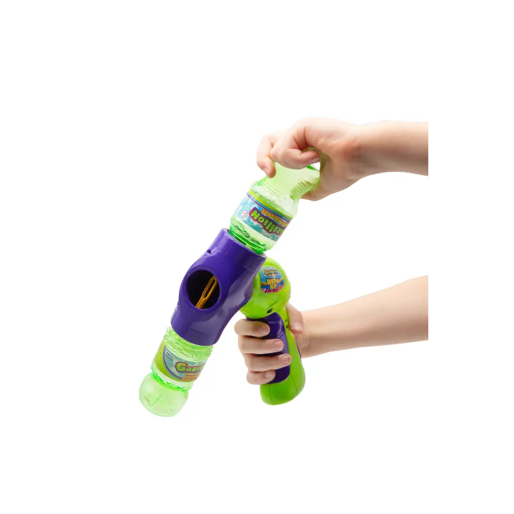 Gazillion Bubbles Bubble Flip - Handheld Continuous Bubble Blaster with 4oz Solution