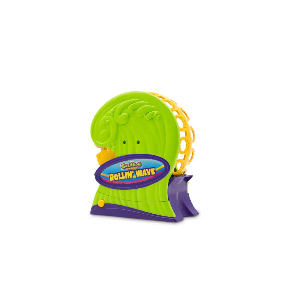 Gazillion Bubbles Rollin' Wave - High Performance Automatic Bubble Machine with 4oz Solution