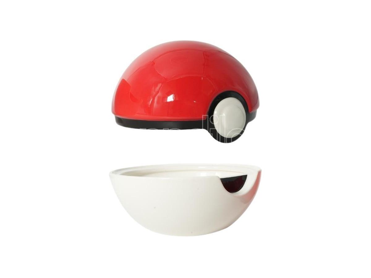 Pokemon Poke Ball Ceramic Cookie Jar with Lid