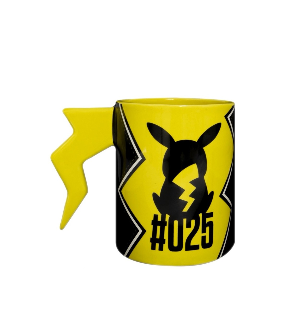 Pokemon Pikachu 3D Lightning Bolt Handle Ceramic Mug 460ml