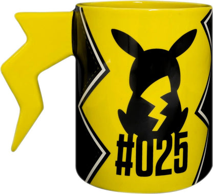 Pokemon Pikachu 3D Lightning Bolt Handle Ceramic Mug 460ml